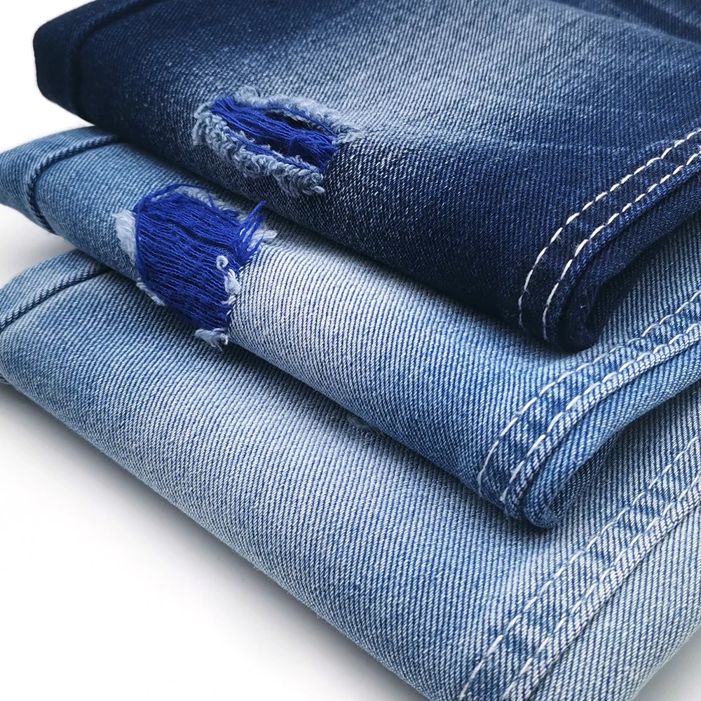 Factory Roll of Jeans Fabric Good Quality in Stock Plus Size Women's Jeans 3SB002-3