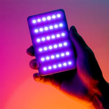 Ulanzi VL120RGB Smartmobile Phone Fill Light Had Cct Color Temperature Mode Fill Light for Take Photo Wholesale Price detail image