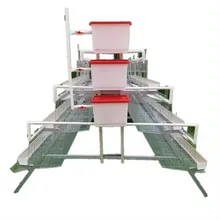 Poultry H Type 3 Tier 4 Tiers Laying Hens Layer Chicken Cage