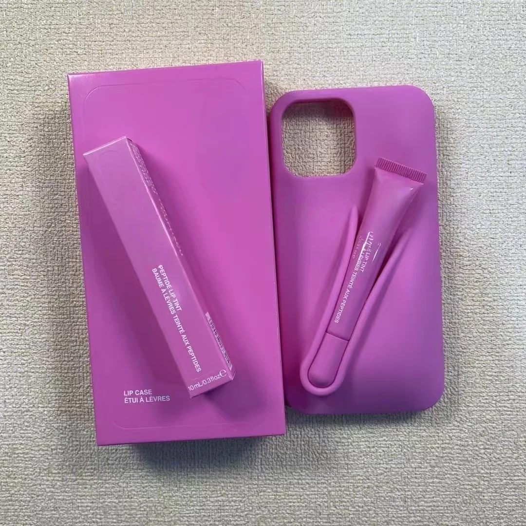 Silky Smooth Lip Phone Case for iPhone 11 12 13 14 15 16 Luxury s Accessory Makeup-friendly Convenient Mobile Accessory