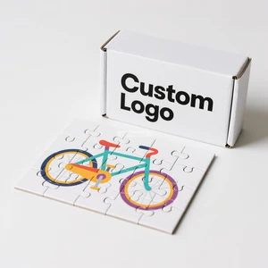 Wholesale Custom Printing Mini Puzzle Pattern 100 Pieces Paper Puzzle Cartoon With Logo