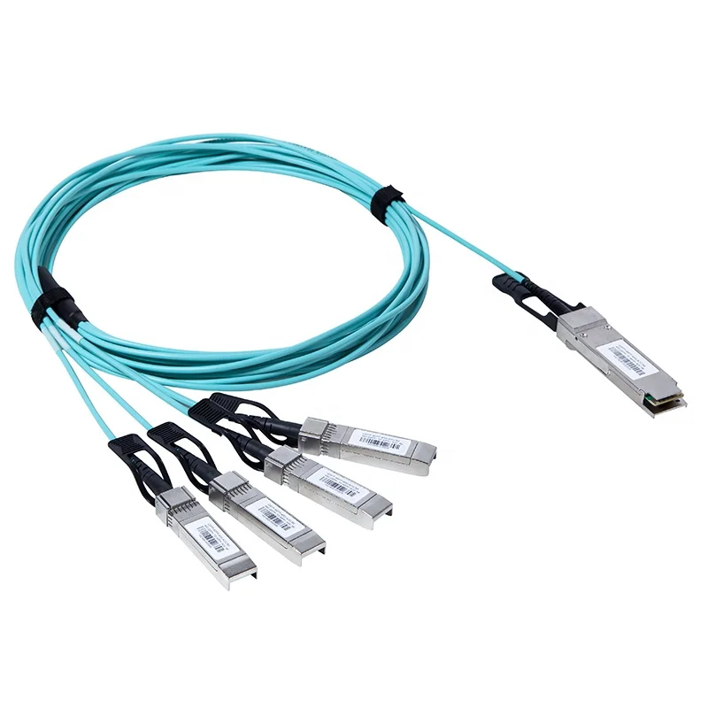 active optical cable fiber ethernet splitter qsfp-4sfp-40g-aoc3m