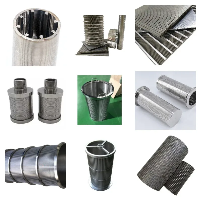 product-750-750 Customized industrial SS304 316 Wedge Line Filter Element, Corrosive Liquid Wire Filter Tube, Wedge Screen Filter