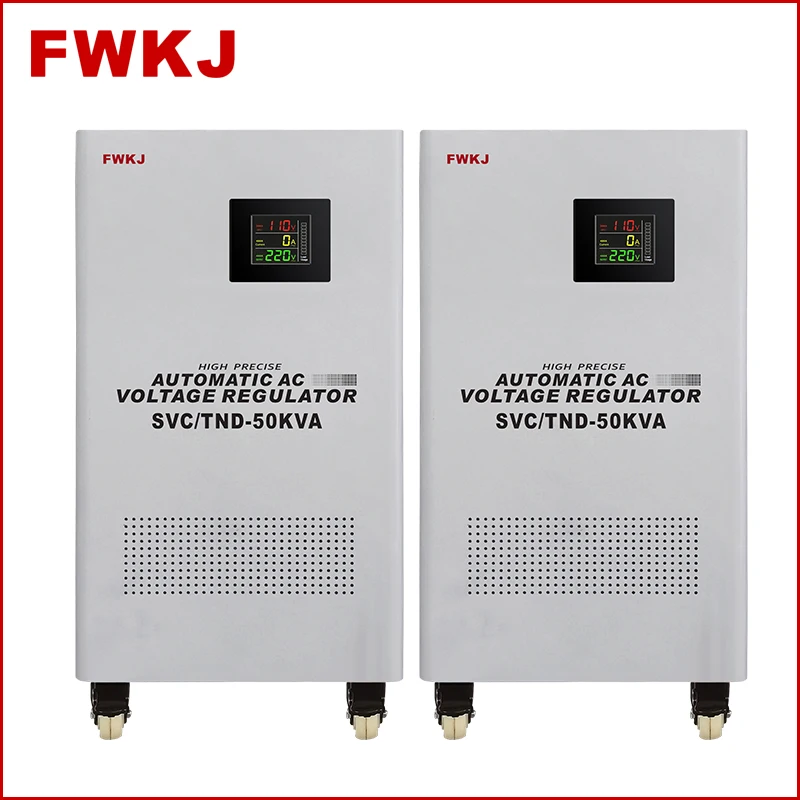 Svc-/50kva/50000va Single Phase Automatic Voltage Stabilizers  Voltage Regulator 220v
