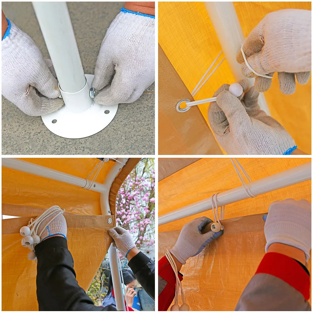 HDPE Material 10x20 Canopy Tent Car Garage Canopy Carport Winter Car Shelter Garage Storage Tent