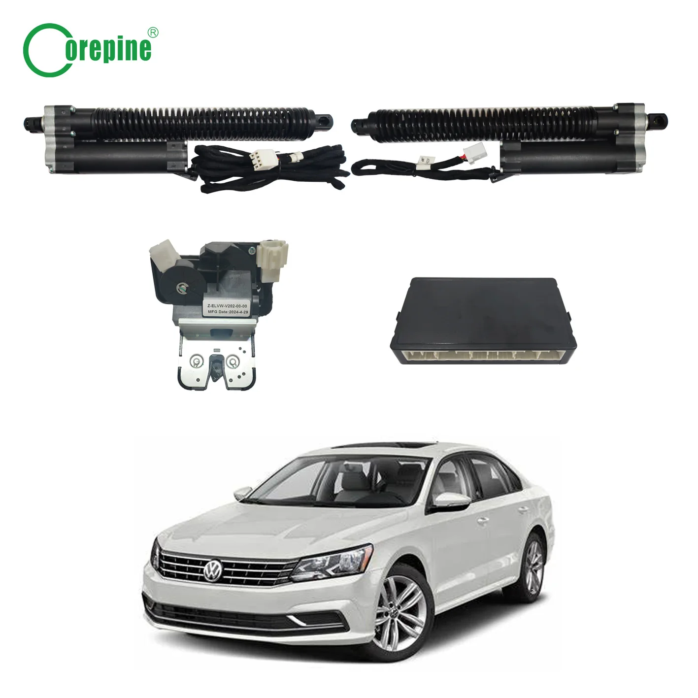 Corepine Smart  Tailgate Lift System Kit Strut New Condition Body Parts for 2019-2023 Volkswagen Passat