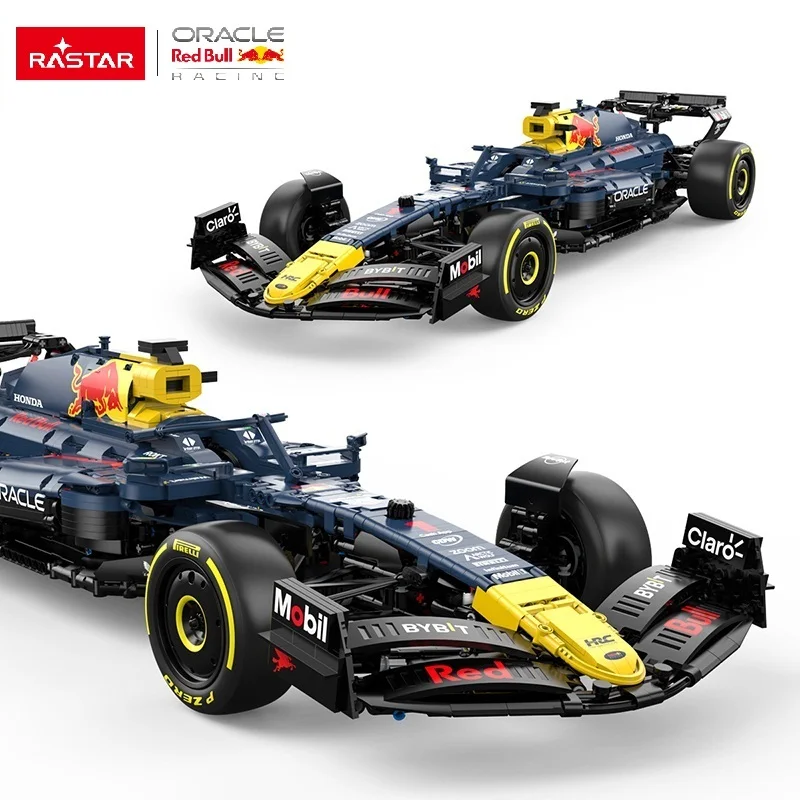 Rastar 2464pcs Oracle Red Bull Racing RB19 RC Car Toys Building Blocks Fit Bricks Models DIY Education  F1 Car Toys