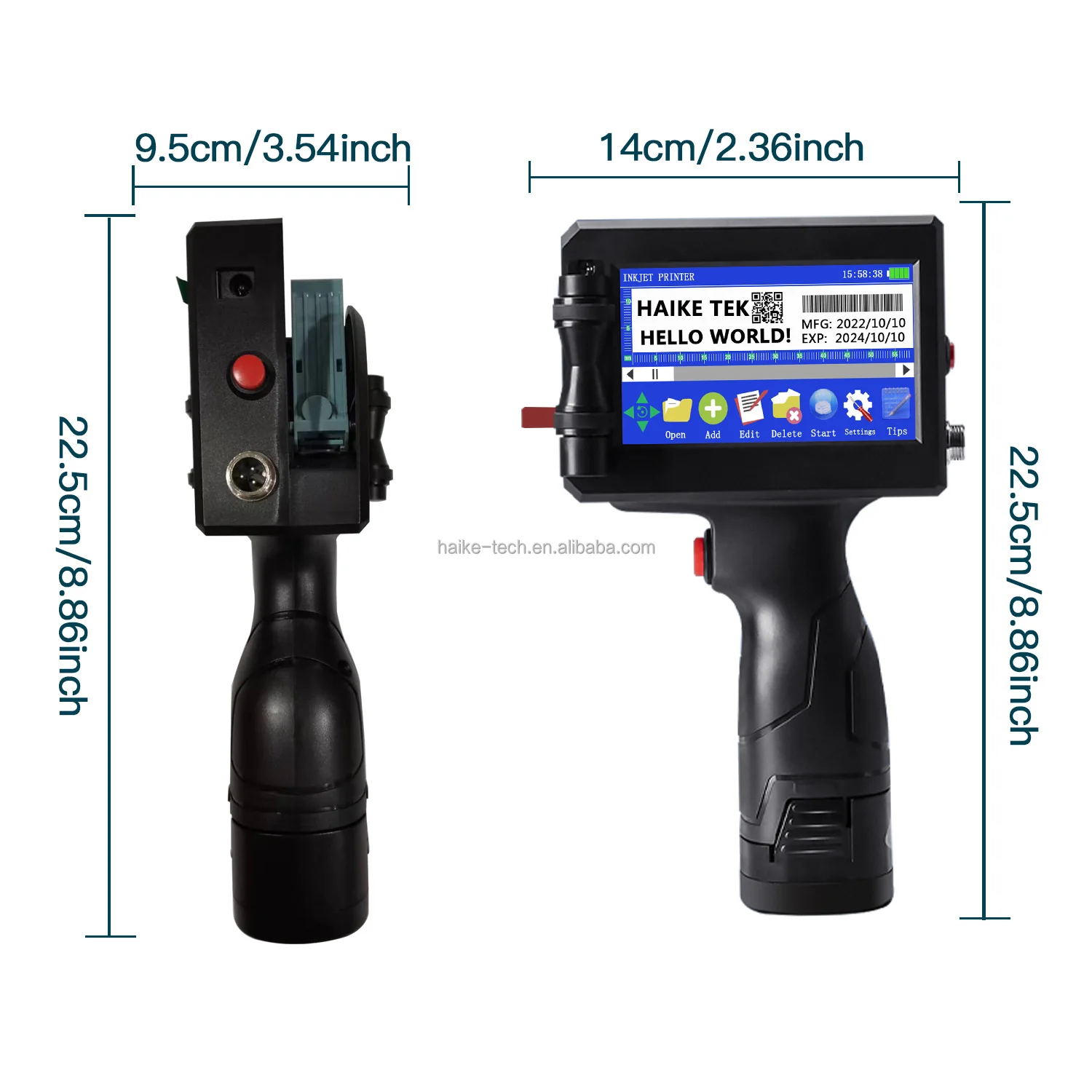 New Product Fast Drying Ink Cartridge Mini Hand Jet Printer