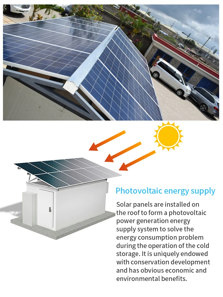 Solar Photovoltaic System 50KW 100KW 300KW 500KW 1MW 2MW Solar Powered Cold Room For Fish And Meat factory