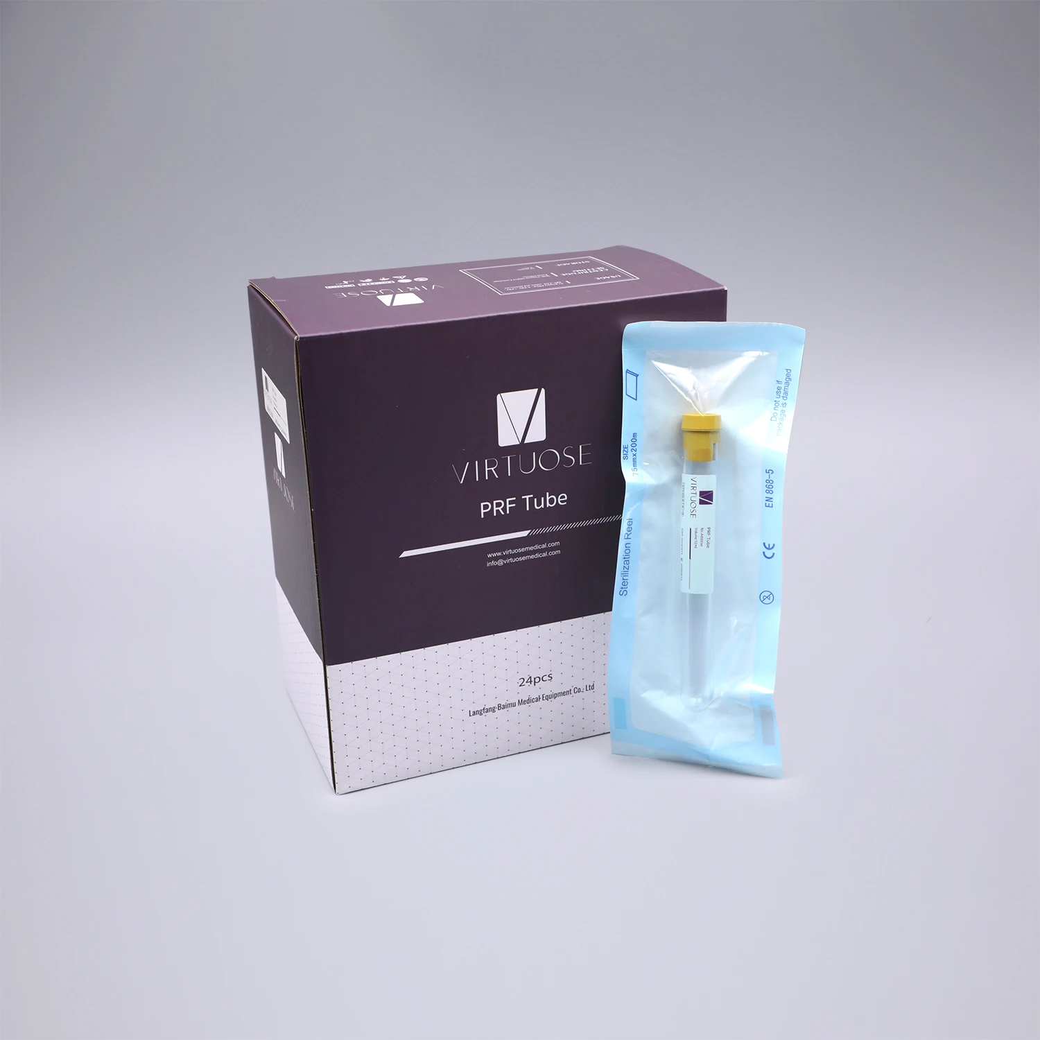 9ML PRF Tube No Additive PET PRF Tubes for Dental