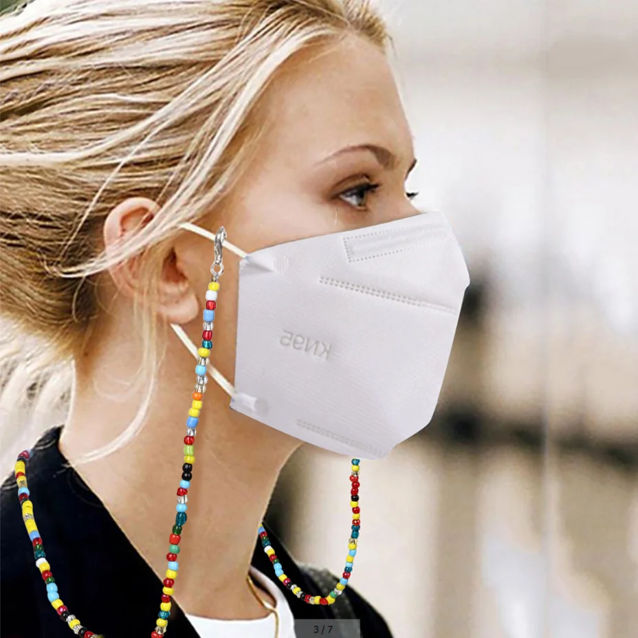 Fashion 50cm 70cm Anti Lost Eyeglass Facemask Neck Chains Strap Beaded Lanyard Necklace Face Mask Holder Chain Buy Bead Mask Chain Eye Glass Chain Mask Chain Holder Product On Alibaba Com