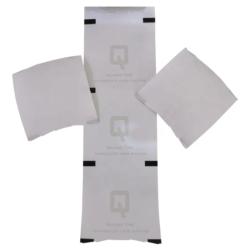 Haute qualité Q-Matic Parking Ticket Rouleaux de papier thermique - Chine  Q-Matic file thermique Ticket POS, 60mm de largeur papier