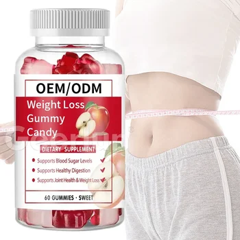 ODM Private Label Keto ACV Gummy Vitamins Apple Cider Vinegar Weight Loss Slimming Gummies for Detox