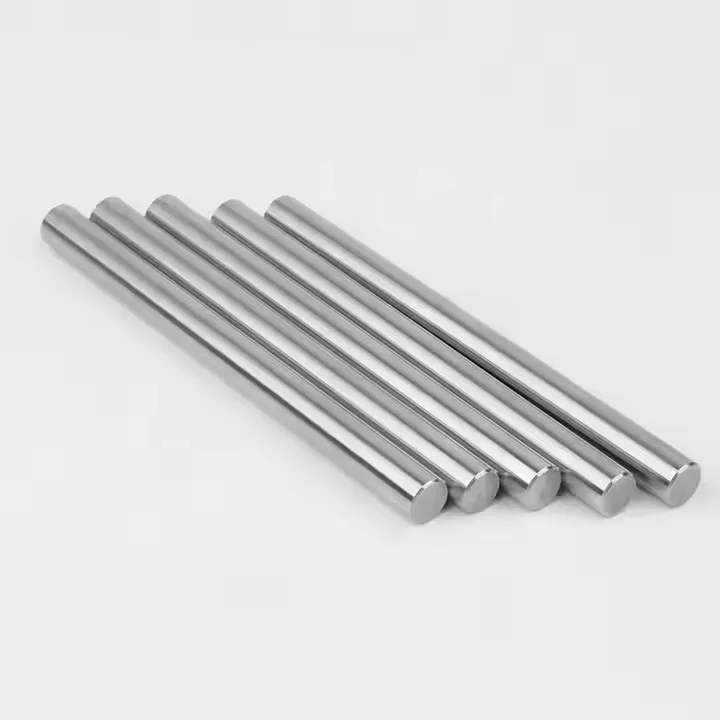 Polished Stainless Steel Linear Motion Shafts with Diameters of 8mm, 15mm, 16mm, 20mm, and 25mm