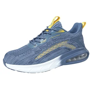 Factory Price Sports Safety Shoes Summer Casual Sneakers with Steel Toe & Air Cushion Winter Work Boots with Mesh