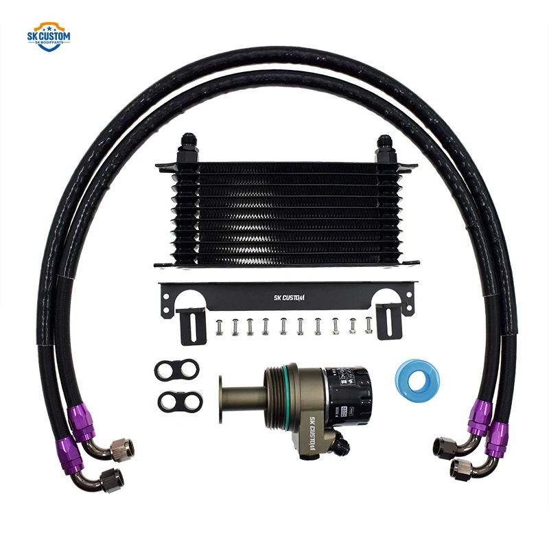 Audi S4 S5 Q7 A8L Porsche Cayenne V6 3.0T EA839 Engine Oil Coolant Kit Thermostat Oil Filter
