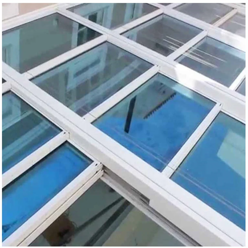 Electric Retractable Glass Roof for Patio Sunroom