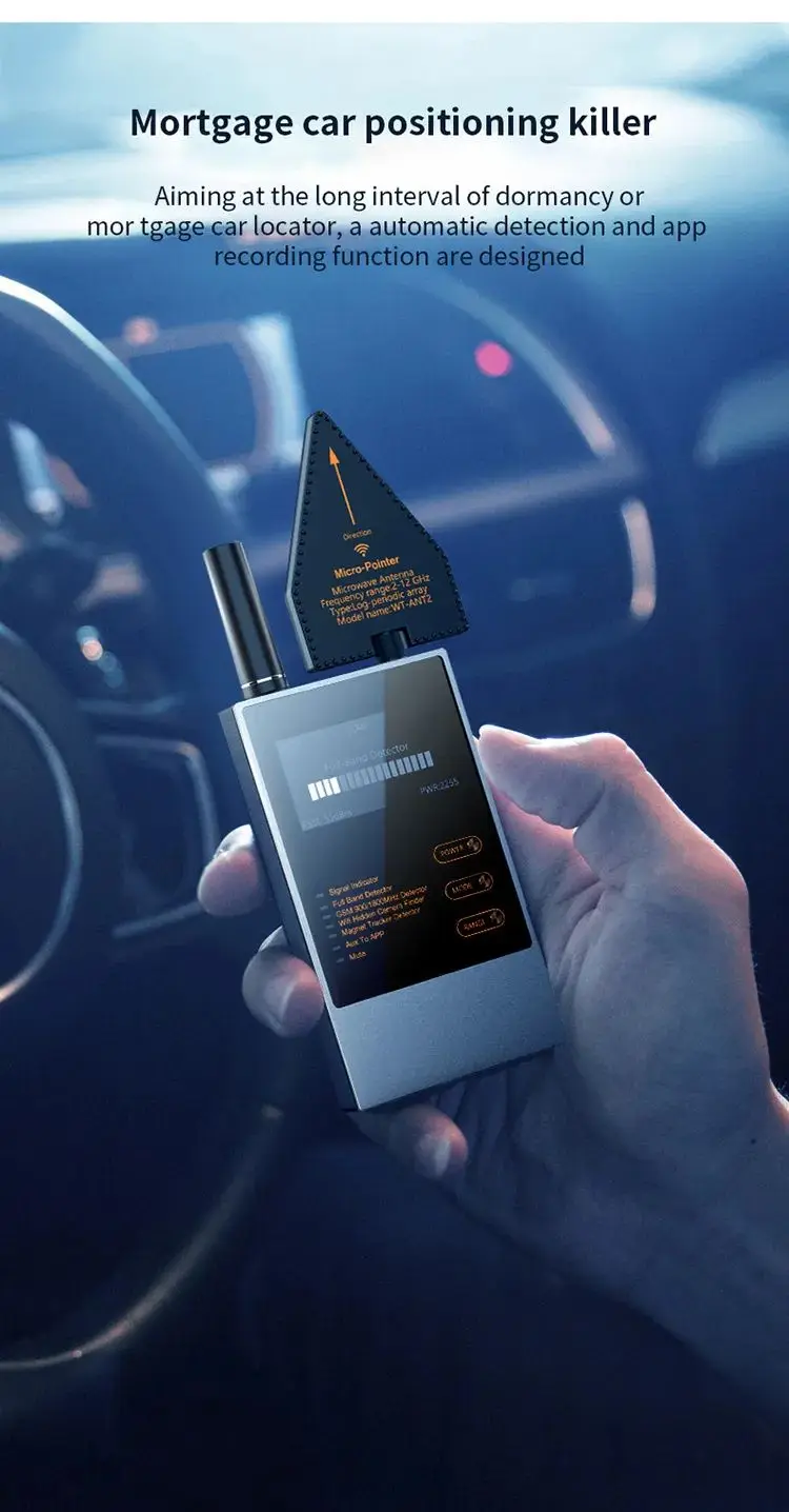 Wireless Signal Hidden Camera Rf Detector Positioning Micro Gps Tracker