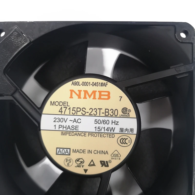 Ventola Di Raffreddamento NMB 4715PS-23T-B30 230VAC 15/14W 2 Fili - Nuova