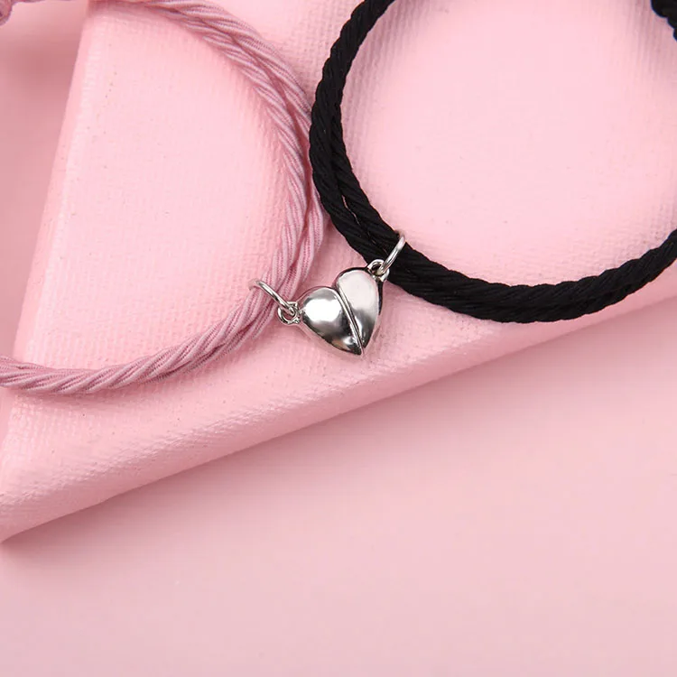 Magnetic Heart Bracelet For Couples Long Distance Magnetic
