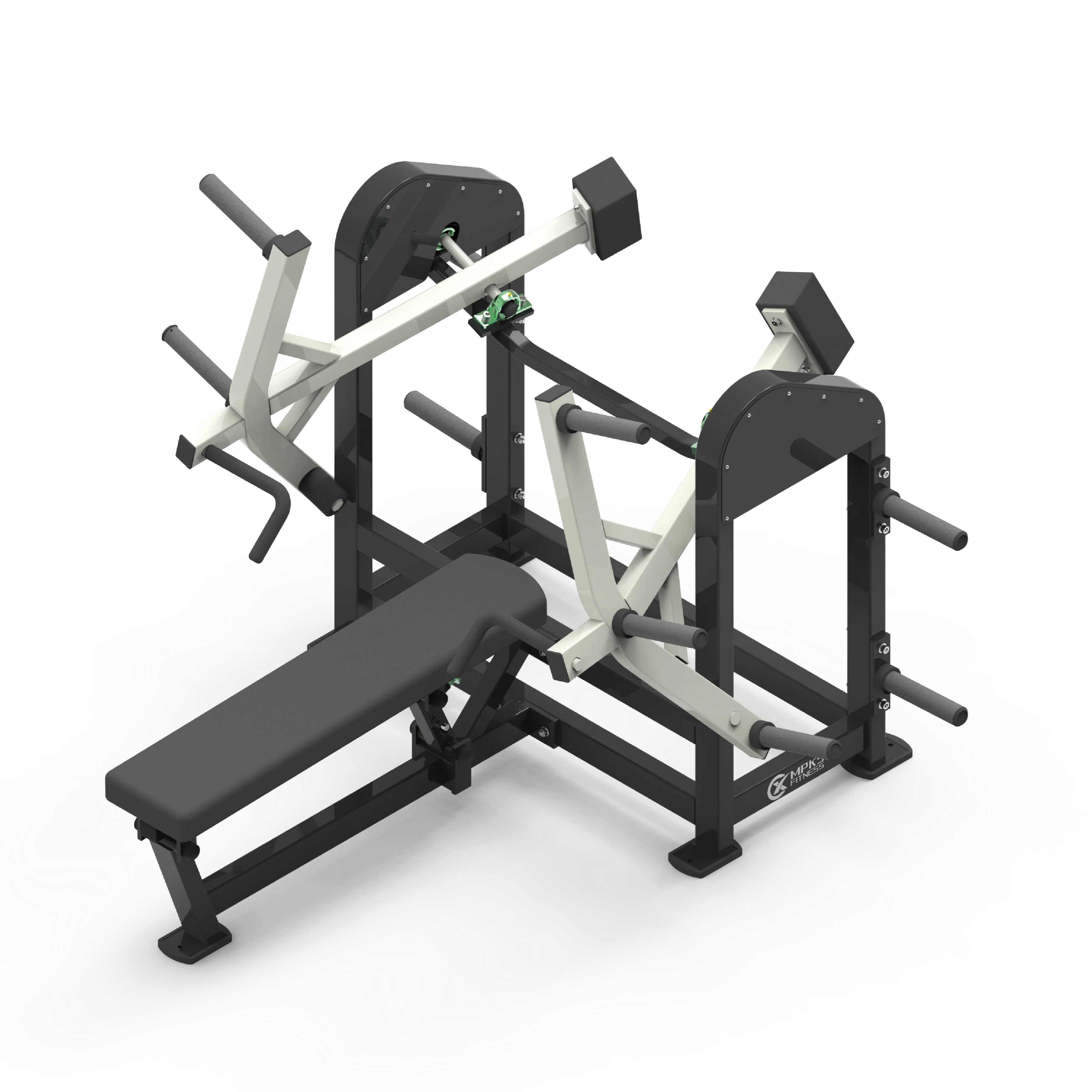Mpks Steel Plate Loaded PR01 Flat Bench Press Chest Machine  with Safety Features for Chest Fitness &Workout for Gym Equipment