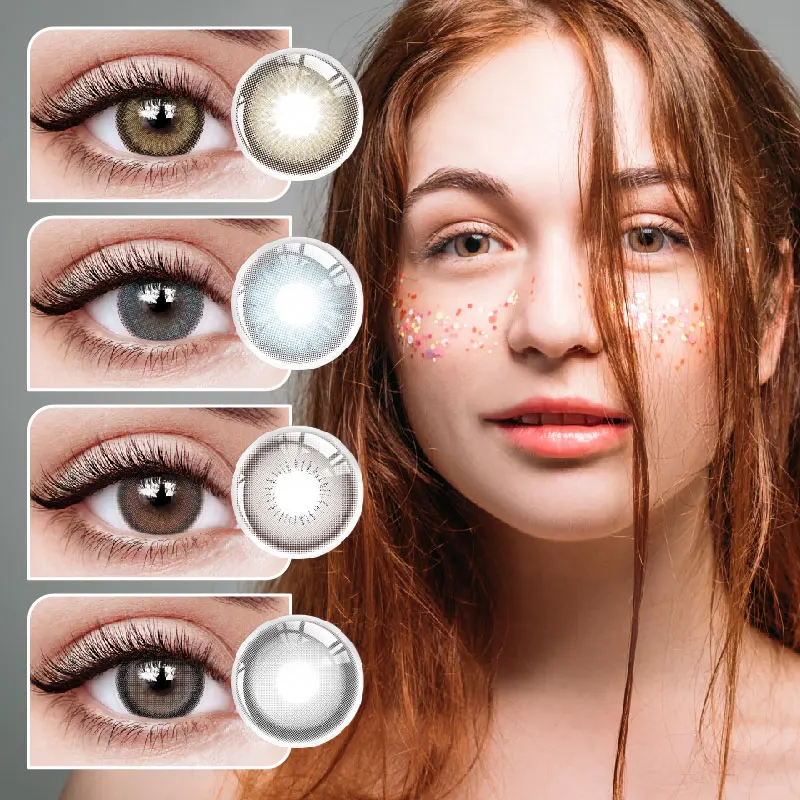 DSC Promotion Soft Contact Lens Big Eye Cosmetic Wholesale for Fashion Eyes Color Contact Lenses