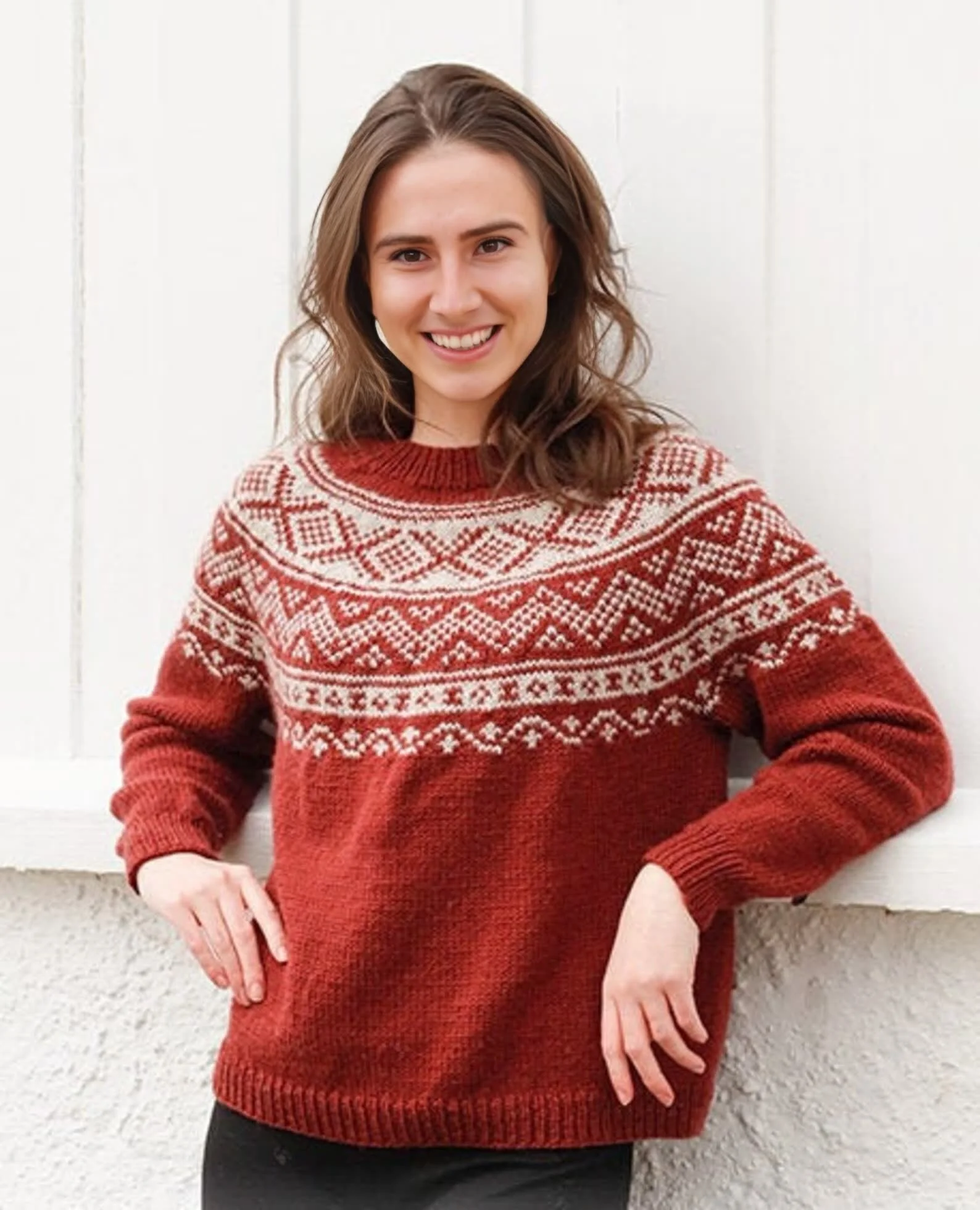 AU Christmas for Grinch Jacquard Wool Knit Pullover Festive Embroidery Design for Women and Men's Holiday Gatherings