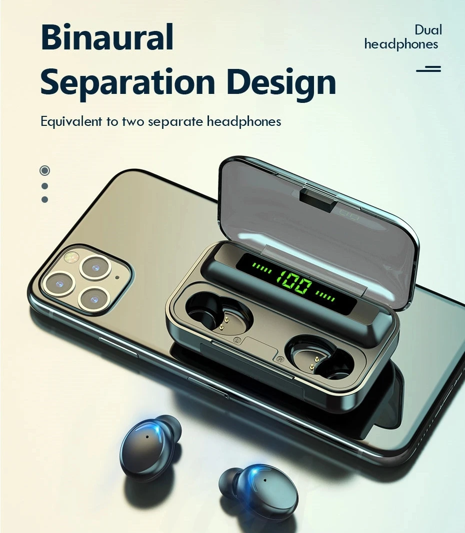 Factory Cheap Hot F9-5 Audifonos F9-5C Wireless Earphones V5.2 TWS Gaming In-ear Headpho aperçu 5