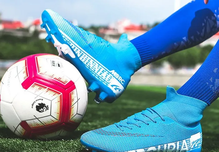 Высококачественная футбольная обувь, мужские атлетические низкие шипованные противоскользящие футбольные бутсы, тренировочная футбольная обувь