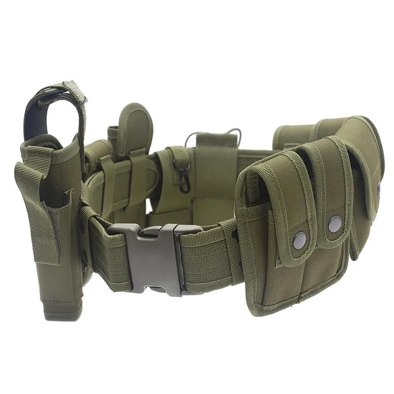 Outdoor Training Duty Belt Versatile Tactical Security Modular Equipment System Molded Duty Belts with Pouches System Holster