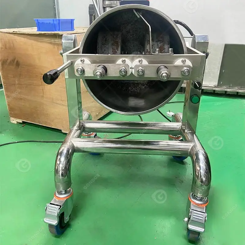 Paste Ganash Make Storage Melting Tank Grind Mixing Mixer Small Stone Grinder Melanger Machine for Chocolate