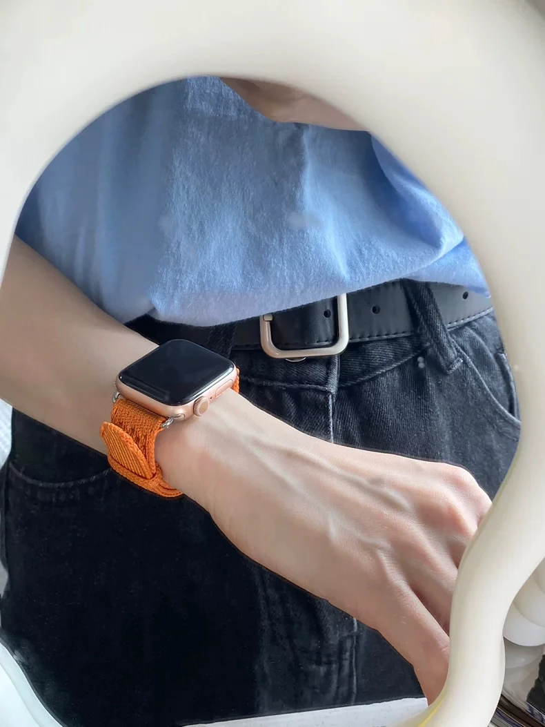 Design classico Tricot singolo Tour tessuto cinturino in Nylon per