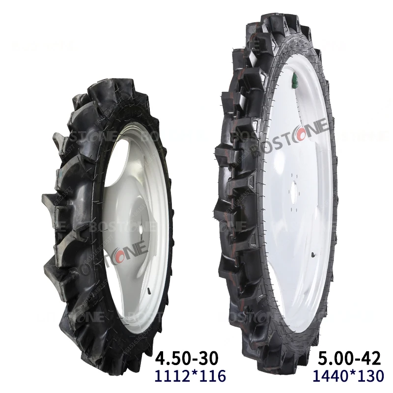4.50-30 Compact and Tall Pneumatic Tires 5.00-42 for Small Tractors