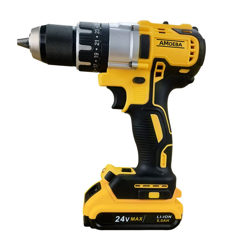 24V Impact Cordless Drill Powerful Li-Battery Versatility