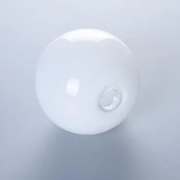 Round Ball Lamp Cover Shade Custom Frosted Borosilicate Glass with G9 Thread Mouth 80mm Diameter Lighting Cover Hand-made