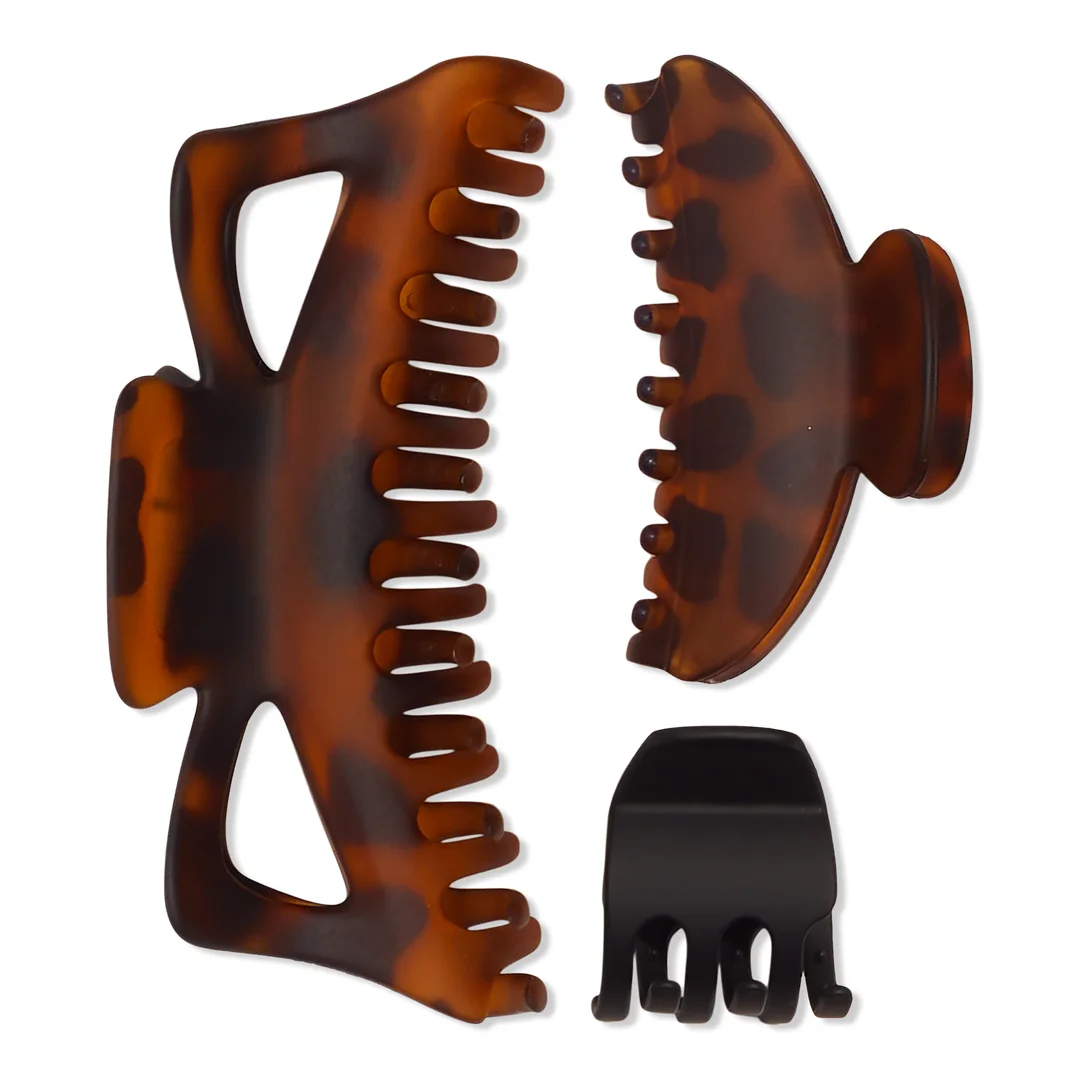 Wholesale Luxury Large Korean Acrylic Custom Logo Packaging Hair Claw