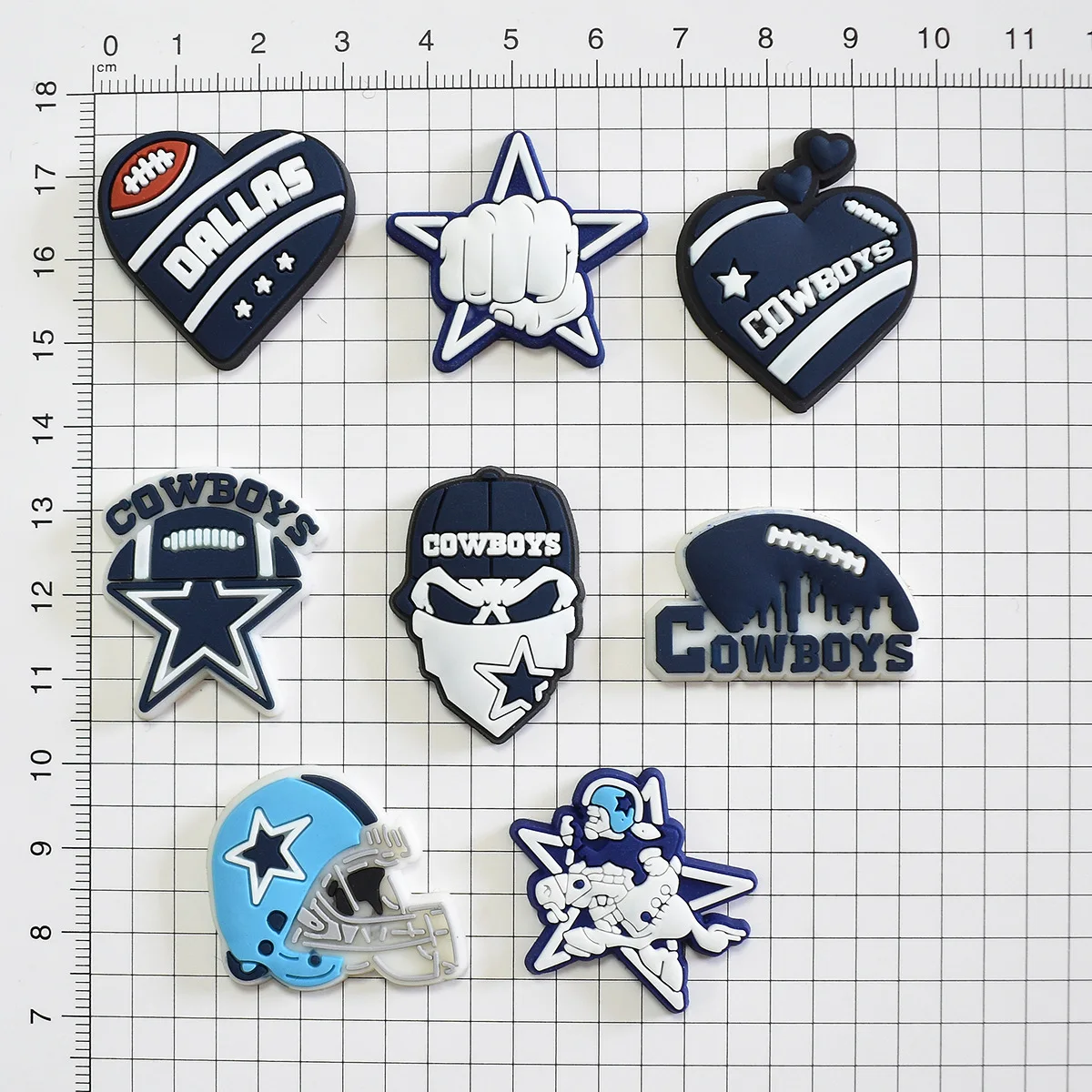 New Arrival Nfl Football Team Clog Charms Pvc Clog Charms Shoe Buckle ...