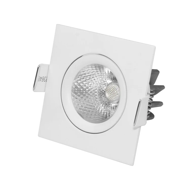 Adjustable Dimmable LED Ceiling Down Light 5W 7W 12W 20W 30W Recessed LED Square Downlight