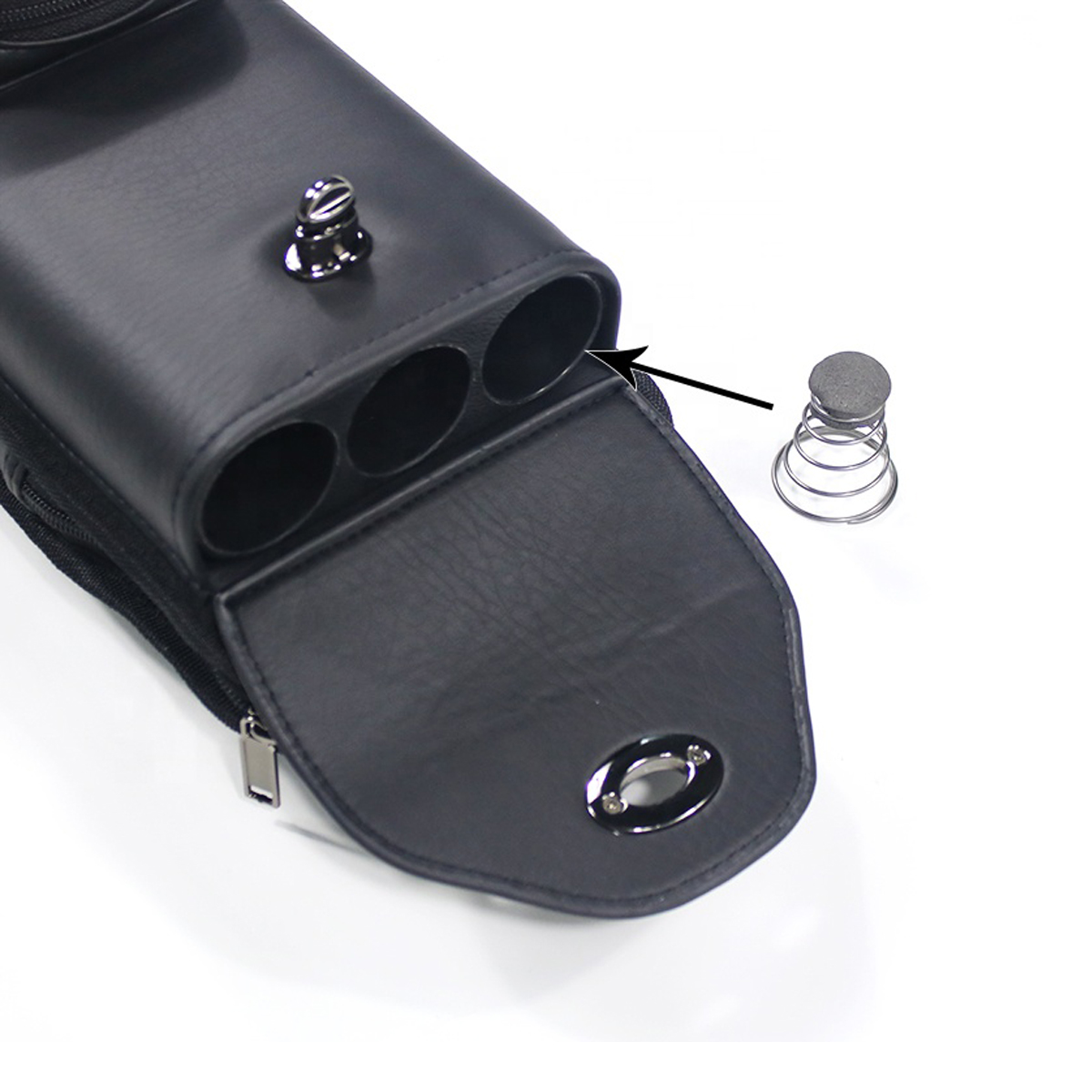 廃番】スリーセカンズ ソフトケース 3B4S ブラック/レッド (バット3本