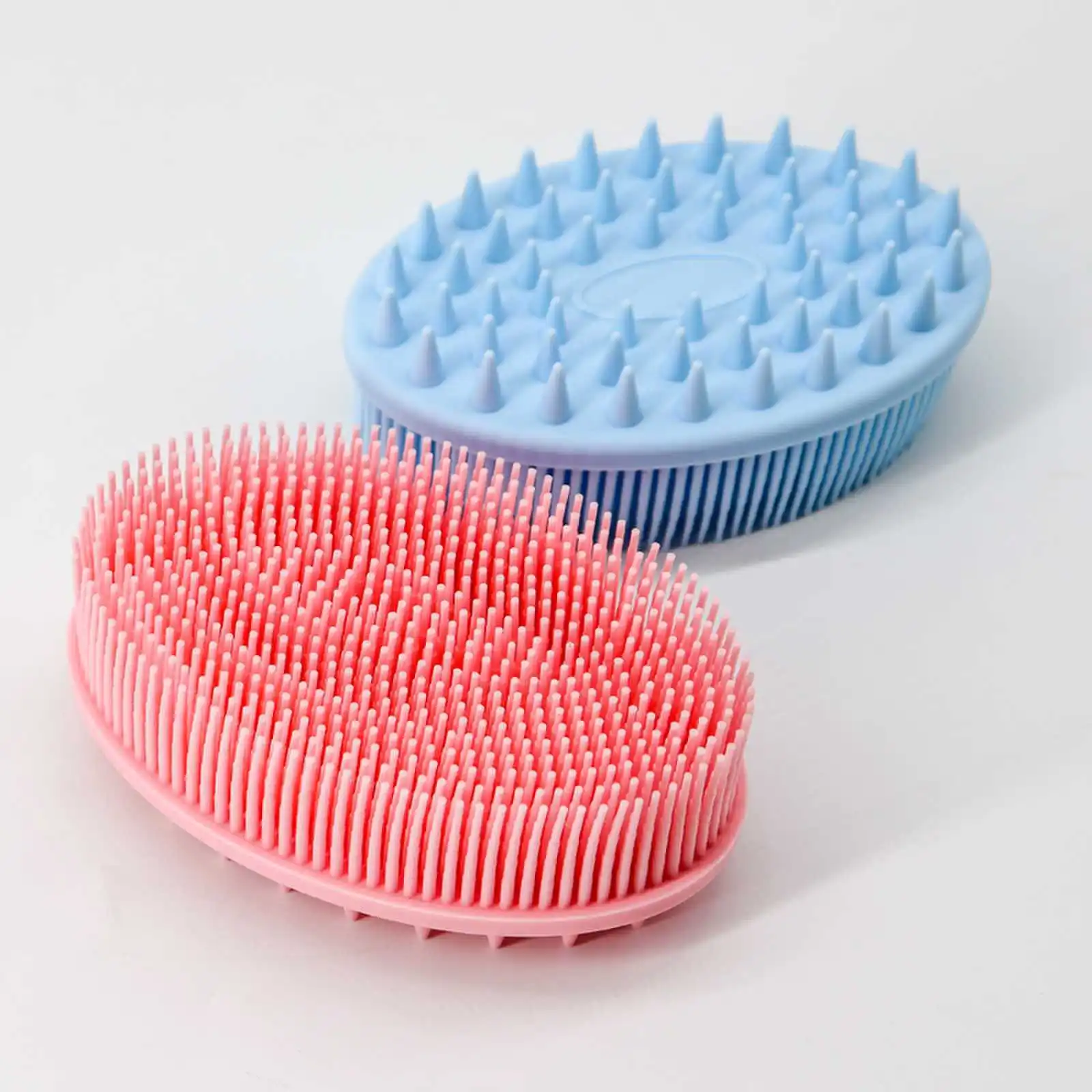 Silicone Loofah Exfoliating Silicone Body Scrub Brush Soft Body Shower