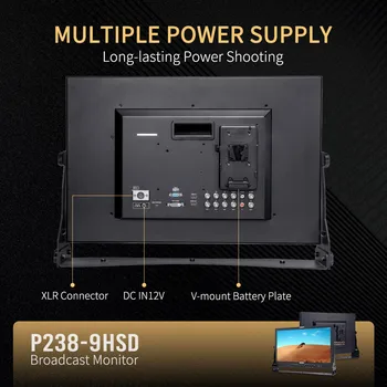 SEETEC P238-9HSD 23.8" Director Monitor with Peaking Focus, Safe Markers, Image Freeze/Flip, Ideal for Live Production detail image