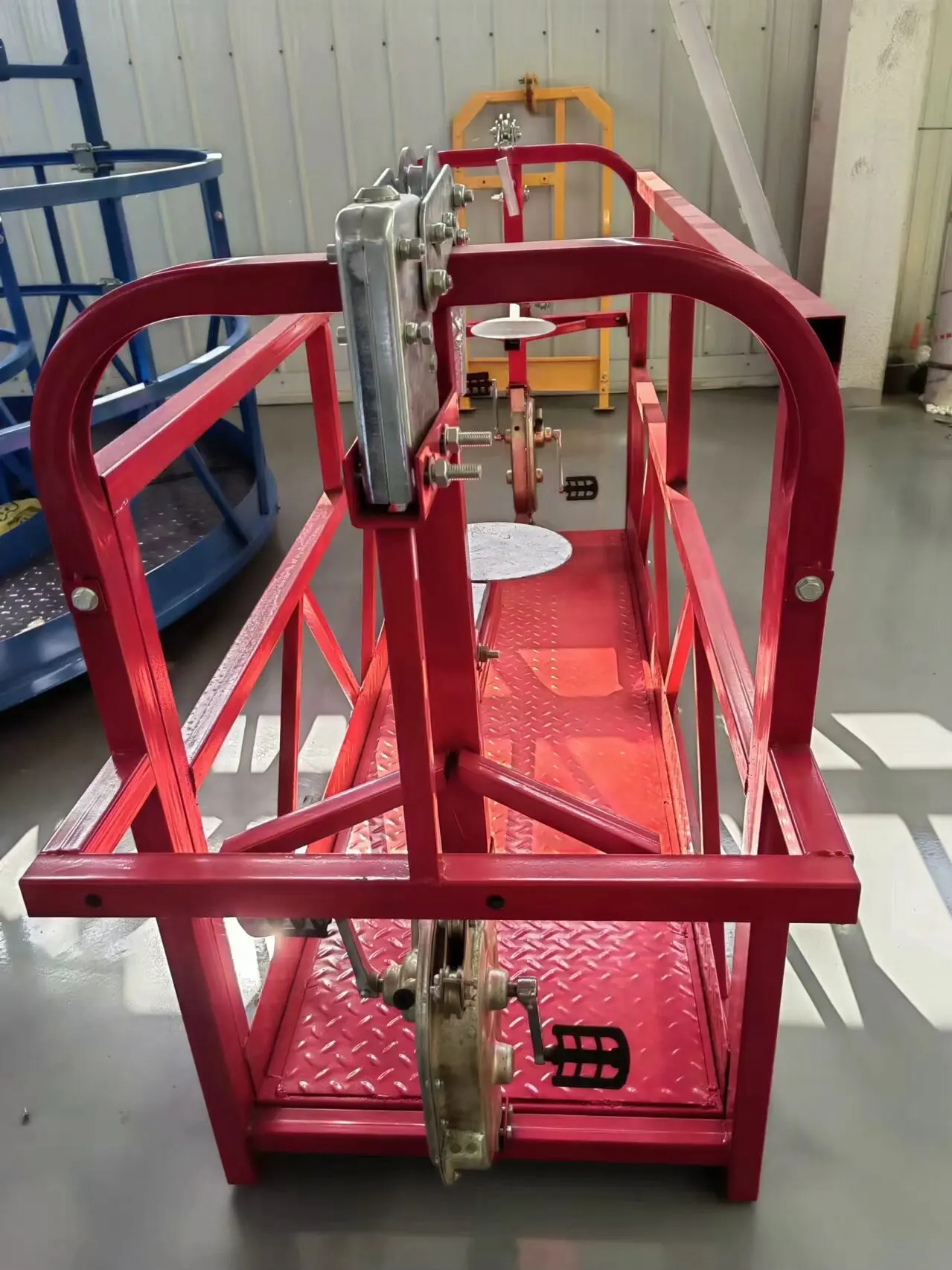 product china customized construction suspended working platform electric scaffolding zlp630 suspended platform-17