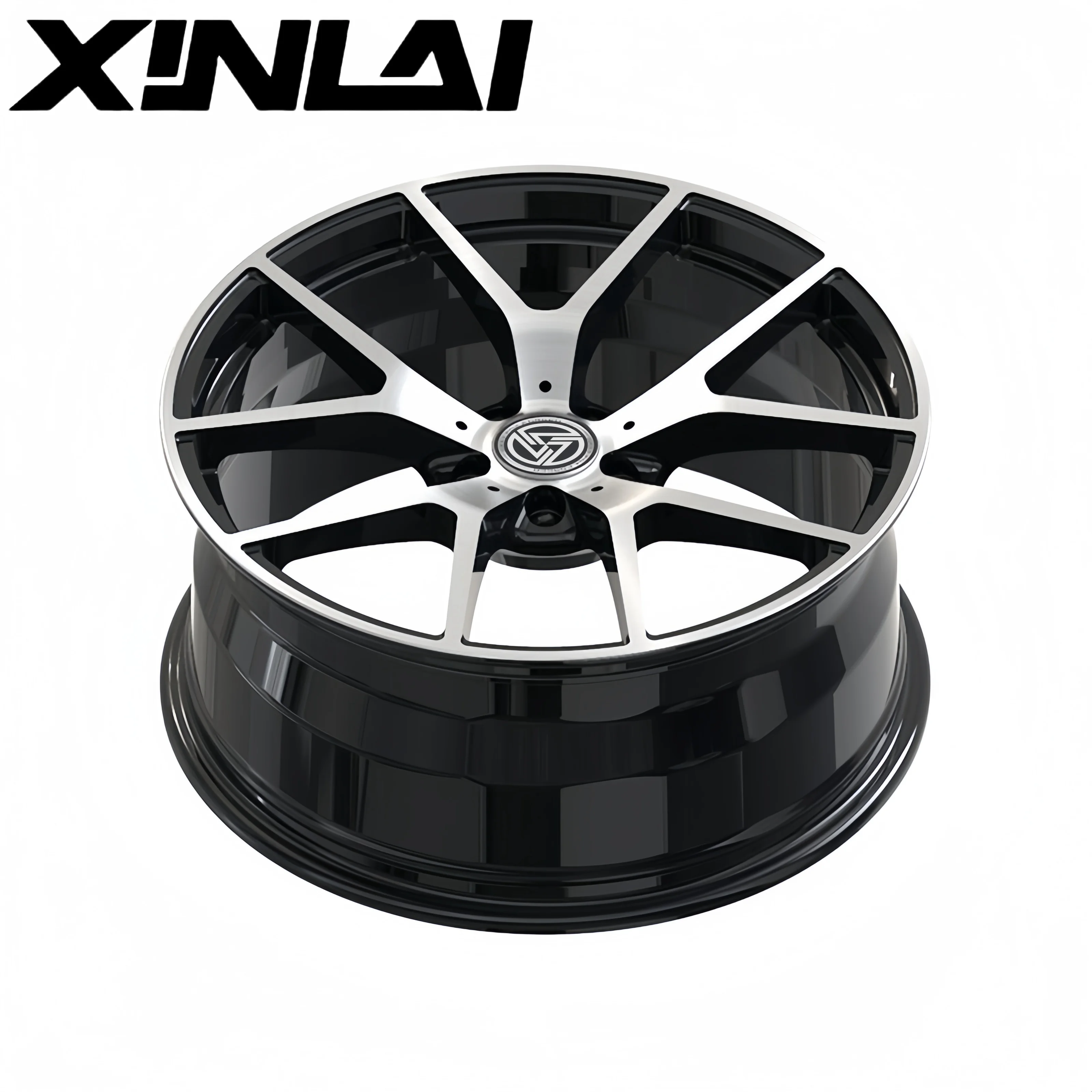 XINLAI Custom Concave Matte Black Machine Face5X120 5X114.3 5X112 18 19 20 21 22 Forged Wheels Rims for Luxury Car - Image 5