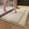 Memory Foam Bathroom Mat - Upgraded with Coral Rice Backing