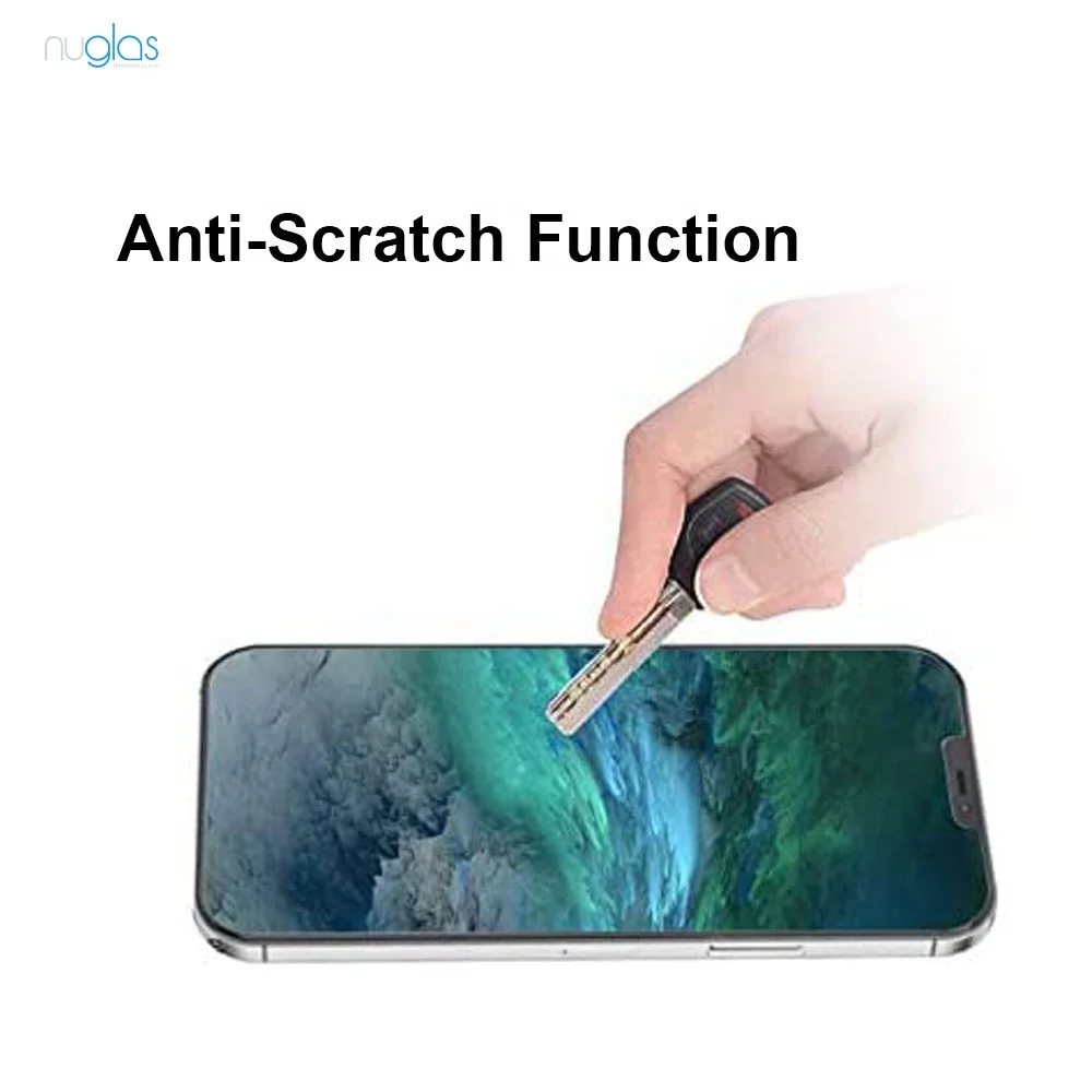 Защита экрана для iPhone 13/13 Pro закаленное стекло Nuglas 0 3 мм тонкая Премиум из настоящего стекла