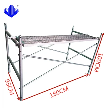 hot-dip galvanized scaffold direct reinforcement  ladder frame scaffolding for sale