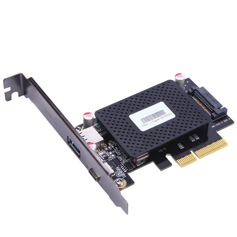Desktop 10Gb USB3.1 Type A PCIe Expension card PCI Express 4x to 2 ports USB 3.1 