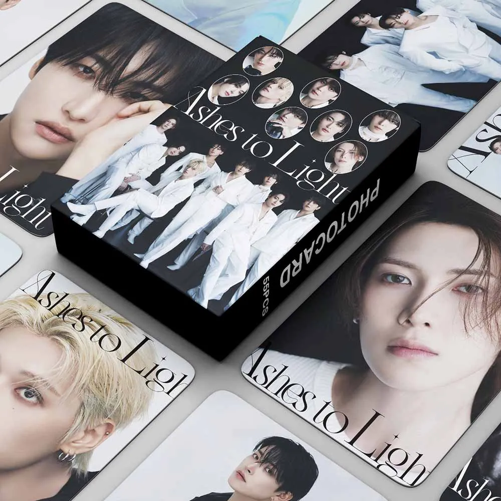 55Pcs/Set Kpop ATEEZ Ashes to Light Japan Album Concept Photocard