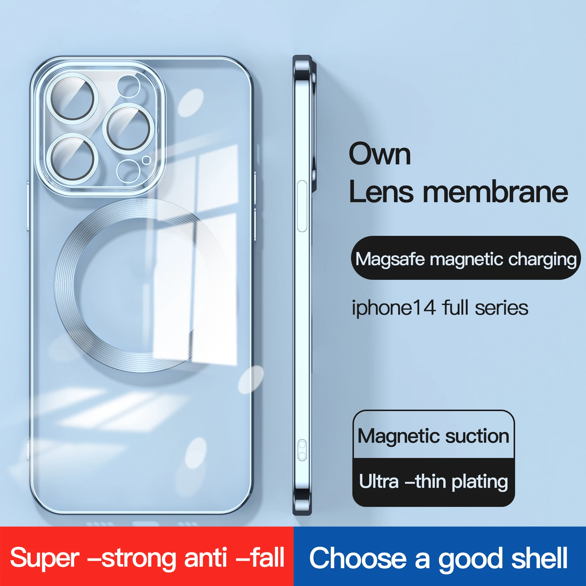 Drop Resistant Luxury Designer Waterproof  Fast Wireless Charging Cute Magnetic  Back Cover case Phone Mobile Phone Cases