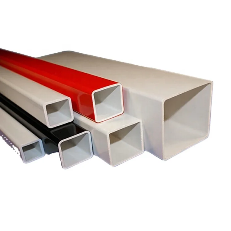 High Quality Customized Size Pvc Plastic Square Pipe Tube Upvc Plastic
